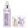 Bold Uniq Purple Heat Protectant Spray & Purple Hair Mask Bundle. formulated for Blonde, Platinum, Ash & Silver/Gray Hair. Banish Yellow tones.Paraben & Sulfate Free. Vegan & Cruelty Free. view 1