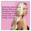 Bold Uniq Purple Heat Protectant Spray & Purple Hair Mask Bundle. formulated for Blonde, Platinum, Ash & Silver/Gray Hair. Banish Yellow tones.Paraben & Sulfate Free. Vegan & Cruelty Free. view 4