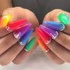 SHEBANAILS 90s GLOW Collection Nail Powder Variety Kit - 9 colors - 1/4oz each - Acrylic Powder for Nails Extension DIY Nail Manicure - Use For Both Dip And Acrylic Application - Neon - Glow view 2