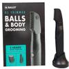 Ballsy B2 Groin & Body Trimmer for Men, Includes 2 Quick Change Heads, Waterproof, Cordless Charging Base for The Ultimate Close Shave view 1