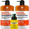BELLISSO Keratin Shampoo and Conditioner Set and Keratin Hair Serum view 1