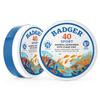 Badger Reef Safe Sunscreen Tin, Unscented SPF 40 Sport Mineral Sunscreen, 98% Organic, 80min Water Resistant Travel Size Hawaii Approved, 2.4 oz Tin, 2-Pack view 3