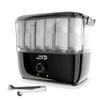 Towel Steamer-Hot Towel Warmer 600 W Tabletop Moist Towel Heater, Holds up to 18 Towels,30 Minute Auto Shut Timer,Professional Salon Equipment Towel Warmer for Facials,Spa,Barbers,Massage (Black) view 1
