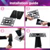 72 Holes Acrylic Makeup Brush Stand - Collapsible Holder & Dryer for Makeup Artist, Nail Brush, Paintbrush, Black view 4