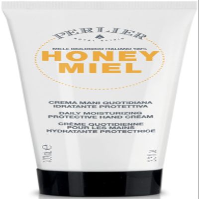 Perlier Honey Miel Protective Hand Cream whit Nourishing Barrier 100 ml, 3.3 Fl Oz made in Italy [italian import]