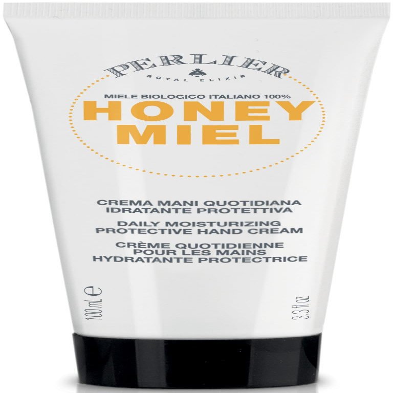 Perlier Honey Miel Protective Hand Cream whit Nourishing Barrier 100 ml, 3.3 Fl Oz made in Italy [italian import]