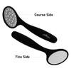 Allura 3-in-1 Foot File Callus Remover Sole Smoother Scrubber Rasp Hard Skin Remover Stainless Steel Pedicure Pumice, Double-Sided Fine and Coarse, Black (Travel Bag Included) view 4