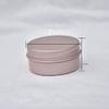 30pcs 5/10/15/20/30/50g Rosegold Round Empty Silver Aluminum Tin Spice Candle Jars Cosmetic Lip Balm Container Refillable Bottle (Rosegold-50g) view 1