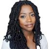 14 Inch Soft Locs Crochet Hair 6 Packs Short Straight Pre-looped New Faux Locs Crochet Hair, 1#(Jet Black) view 1