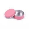 30pcs 5/10/15/20/30/50g Rosegold Round Empty Silver Aluminum Tin Spice Candle Jars Cosmetic Lip Balm Container Refillable Bottle (Pink-15g) view 1