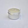 30pcs 5/10/15/20/30/50g Rosegold Round Empty Silver Aluminum Tin Spice Candle Jars Cosmetic Lip Balm Container Refillable Bottle (Silver-50g) view 1
