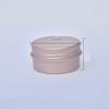 30pcs 5/10/15/20/30/50g Rosegold Round Empty Silver Aluminum Tin Spice Candle Jars Cosmetic Lip Balm Container Refillable Bottle (Rosegold-30g) view 1