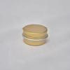 30pcs 5/10/15/20/30/50g Rosegold Round Empty Silver Aluminum Tin Spice Candle Jars Cosmetic Lip Balm Container Refillable Bottle (Gold-5g) view 1