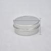 30pcs 5/10/15/20/30/50g Rosegold Round Empty Silver Aluminum Tin Spice Candle Jars Cosmetic Lip Balm Container Refillable Bottle (Silver-15g) view 1