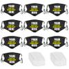 10 PCS Custom Face Mask Gift Set Made In Usa Double Layer Breathable Unisex Women Men Kids Adults view 1