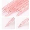 100 PCS Nail Sticks, 100 PCS Mini Nail Files Double Sided Nail Buffer, Nail Care Sticks, Cuticle Manicure and Pedicure Stick for Fingernail, Cleaning Cuticle Stick - Pink view 3