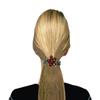 Set of 3 jcgy Large Barrettes Sparkly Crystals Thick Hair Hairclips for Women 0052-3brownGreenRed view 3