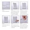 AFULILI Makeup Organizer Box 360 Rotating Perfume Stand Bathroom Storage Cosmetics Display Stand Space Saving and Large Capacity Case (Transparent) view 3