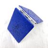 12 Pcs Sweet 15 Quinceanera Bling Compact Mirror Square Pu Leather Makeup Mirror Recuerdos De Bautizo First Communion Mis Aos for Party Favors (Royal Blue) view 2