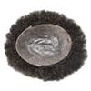 Afro curly toupee for black men full poly african american human hair systems injected pu hairpiece Durable skin kinky curly mens wigs(8"x 10", 1# Jet Black-10MM Afro Wave Curl) view 3