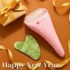 BAIMEI IcyMe Ice Roller for Face and Gua Sha Facial Tool Set, Ice Face Roller Reduces Puffiness Relieves Migraines Skin Care Tools, Self Care Gift for Women - Pink view 2