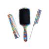 The Oriental Hair Brush and Comb Set by BeaverStrong - Far East All Purpose Large Paddle Brush and Combs Kit for Men and Women (3-Pack) view 3