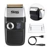 DSP Electric Razor for Men Bald Shavers for Men 2 in 1 Double Shaver for Men with 2 Foil Head Rechargeable Barber Shaver with Precision Trimmer 3-Speed Shaver with LED Digital Display (Black) view 1
