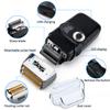 DSP Electric Razor for Men Bald Shavers for Men 2 in 1 Double Shaver for Men with 2 Foil Head Rechargeable Barber Shaver with Precision Trimmer 3-Speed Shaver with LED Digital Display (Black) view 4