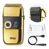 DSP Bald Shaver for Men Shavers for Men 2 in1 Barber Shaver with Precision Trimmer 3-Speed Electric Razor with LED Digital Display Stainless Steel (Gold) view 1