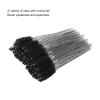 50pcs Disposable Eyelash Brushes, Portable Mascara Brush Wands Applicator Makeup Tool for Eyelash Extension(black) view 2