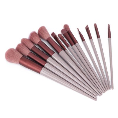 13pcs Complete Makeup Brush Set, Eye Shadow Powder Blusher Brush Cosmetic Brush Set()