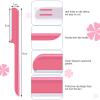 10 Pieces Eyebrow Razor for Women Facial Shaver Razor Brow Shaper Eyebrow Trimmer Dermaplaner Shaping Tool with Cover (Pink) view 2
