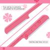 10 Pieces Eyebrow Razor for Women Facial Shaver Razor Brow Shaper Eyebrow Trimmer Dermaplaner Shaping Tool with Cover (Pink) view 3