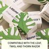 Leaf Shave | Leaf Single-Edge Safety Razor Blades, Platinum-Coated Stainless Steel Refills Compatible with Twig & Thorn Razor, and Dermaplaner, 50 Count view 2