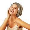 ELIHAIR Beanie Sleep Hats Bonnet for Night Sleeping Cap Silky Lined Satin Bonnet with Adjustable Elastic Band for Women Girls Curly Frizzy Hair Cover(Regular Brownish Green) view 3