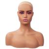 Realistic Female Mannequin Head Model with Shoulder Display Manikin Head Bust for Wigs,Makeup,Beauty Accessories Displaying P-DC487 view 1