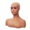 Realistic Female Mannequin Head Model with Shoulder Display Manikin Head Bust for Wigs,Makeup,Beauty Accessories Displaying P-DC487 view 4