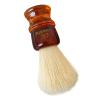 Dscosmetic Plisoft Boar Bristle Hair Shaving Brush for Men,22mm Soft and Good Backbone Hair Knot with Amber Resin Handle view 3
