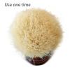 Dscosmetic Plisoft Boar Bristle Hair Shaving Brush for Men,22mm Soft and Good Backbone Hair Knot with Amber Resin Handle view 4