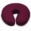 LONDON LINENS Microfiber Face Rest Cradle Covers - 4 Pieces (4, Burgundy) view 1