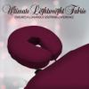 LONDON LINENS Microfiber Face Rest Cradle Covers - 4 Pieces (4, Burgundy) view 4