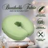 LONDON LINENS Microfiber Face Rest Cradle Covers - 4 Pieces (4, Sage Green) view 2