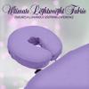 LONDON LINENS Microfiber Face Rest Cradle Covers - 4 Pieces (4, Lilac) view 4