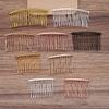 KP 10pcs 12/15/20 Teeth Gold Color Hair Comb Hairpin Wedding Hair Accessories Jewelry Making Metal Bridal Hair Combs Craft DIY D125 (Metal Color : Antique Bronze 20T) view 2