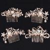 KP 10pcs 12/15/20 Teeth Gold Color Hair Comb Hairpin Wedding Hair Accessories Jewelry Making Metal Bridal Hair Combs Craft DIY D125 (Metal Color : Antique Bronze 20T) view 3