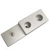 Dscosmetic Safety Razor Stand holder Matt Silver Aluminum Alloy Holds 3 Razors Cnc Machined view 4