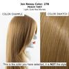 EasiCrowne HD 12" Length Color 27MB Med Red-Gold Shortcake - Easihair Hairpieces Topper Heat Friendly Clip In 1 Piece Monofilament 6.5x2.25" Base Cover Thinning Back Bundle MaxWigs Hairloss Booklet view 2