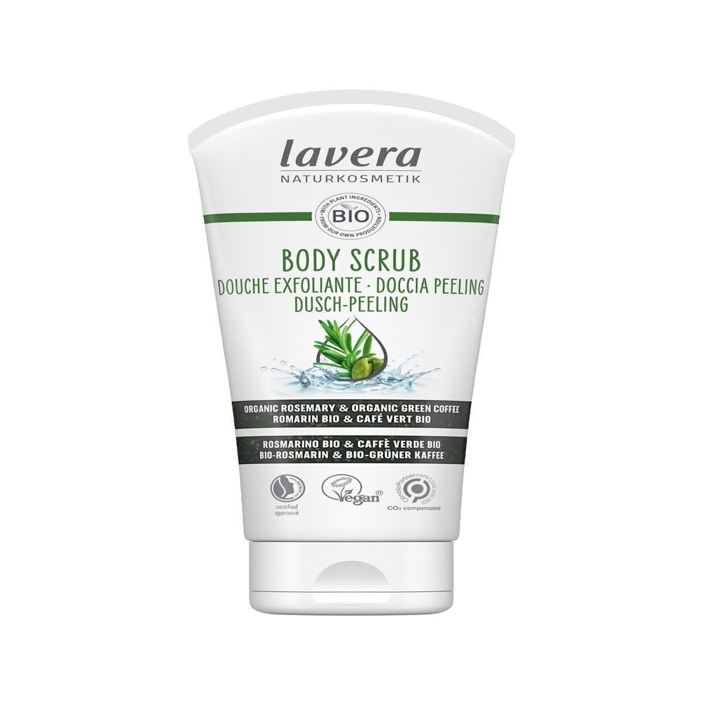 Lavera Smooth Skin Body Scrub Rosemary and Cotton 200ml