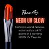 Mehron Makeup Paradise Makeup AQ Refill (.25 oz) (Super Nova  Neon Orange/Orange UV) view 3