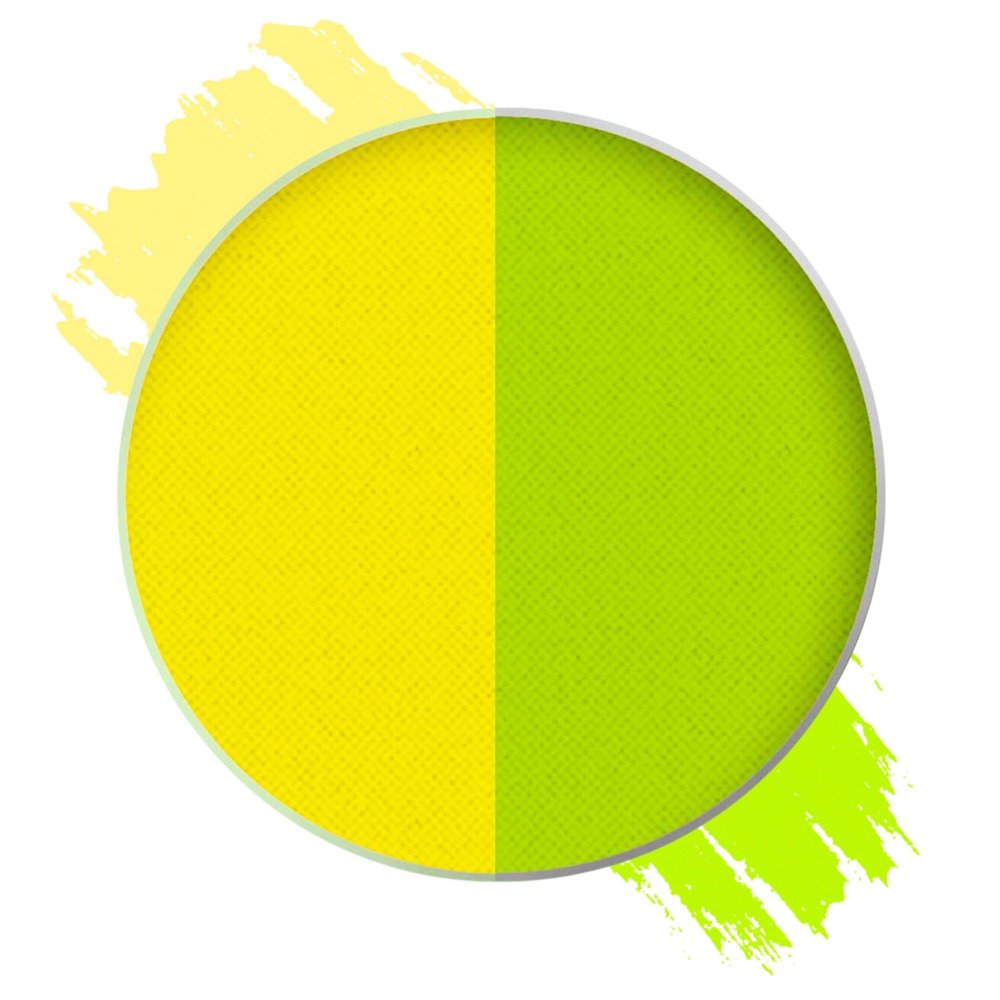 Mehron Paradise FX UV Neon Glow Stardust Neon Yellow/Yellow UV 0.25 oz | Pro Water-Activated Shimmer Paint for Raves, Costumes, SFX, Halloween, Stage, Screen, Theater & Cosplay